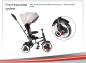 Preview: QPlay Rito Tricycle Deluxe - faltbares Dreirad für Kinder 10-36 Monaten mit verstellbarer Schiebestange und Sicherheitsfunktionen