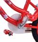 Preview: Volare Lovely 14 Zoll Kinderfahrrad rot/weiß mit Hand- und Rücktrittbremse, Stützrädern und Korb