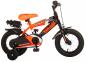 Preview: Volare Sportivo Kinderfahrrad in Neon Orange und Schwarz