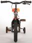 Preview: Volare Sportivo Kinderfahrrad - Jungen - 12 Zoll - Neon Orange/Schwarz - Abnehmbare Stützräder und Flaschenhalter