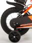 Preview: Volare Sportivo Kinderfahrrad - Jungen - 12 Zoll - Neon Orange Schwarz - Zwei Handbremsen - 95% zusammengebaut