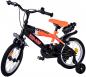 Preview: Volare Sportivo Kinderfahrrad - Jungen - 14 Zoll - Neon Orange/Schwarz - Abnehmbare Stützräder und Flaschenhalter