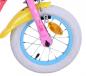 Preview: Peppa Pig 12-Zoll-Kinderfahrrad Pink mit abnehmbaren Stützrädern und zwei Handbremsen - Sicherheit und Komfort