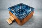 Preview: Outdoor-Whirlpool Sterling Silver/Teak - Luxus und Entspannung pur