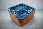 Preview: Exklusiver Outdoor-Whirlpool in Sterling Silver/Teak