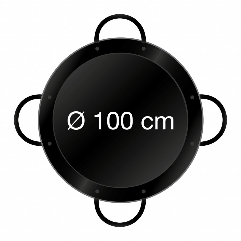 Durchmesser am oberen Rand: 100,0 cm
