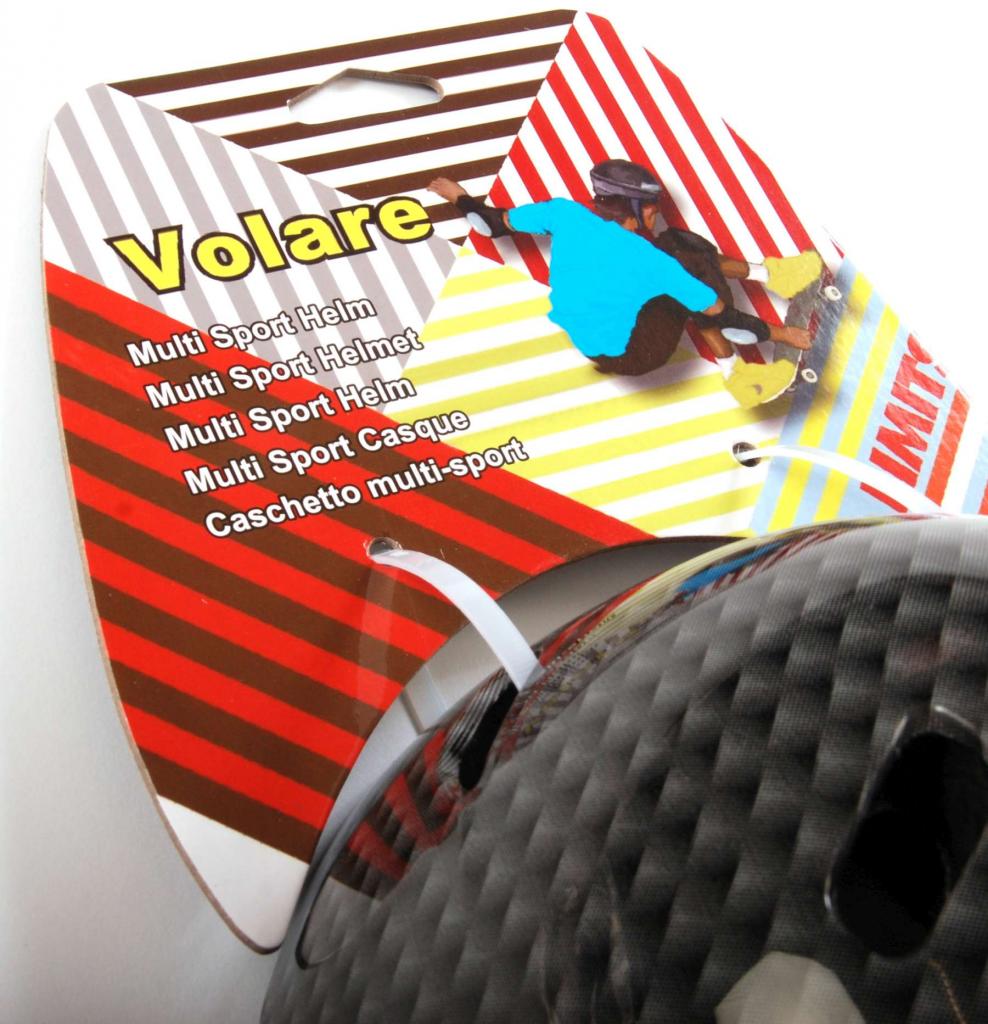 Volare Fahrrad/Skate Helm Grau - Authentischer Stil und optimale Funktionen für sportliche Skater! Kopfumfang 55-57 cm, TÜV/GS geprüft