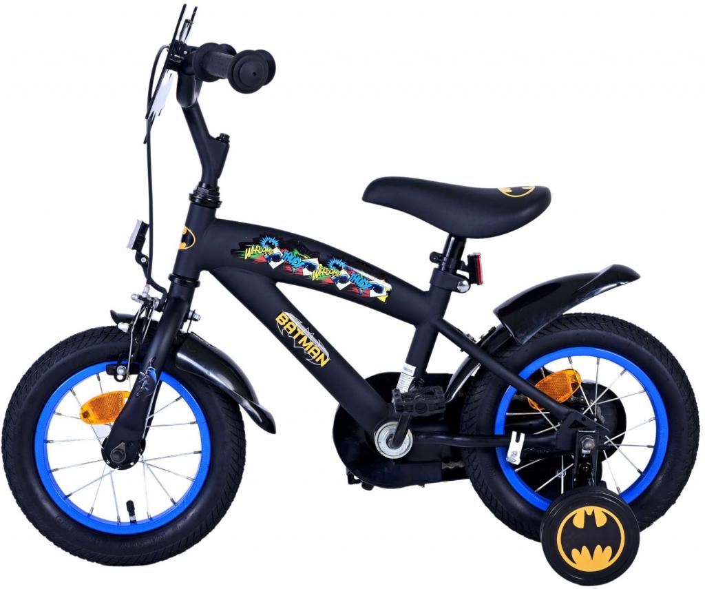 Batman 12-Zoll-Kinderfahrrad in Schwarz - Sicherheit, Komfort und Spaß in einem!