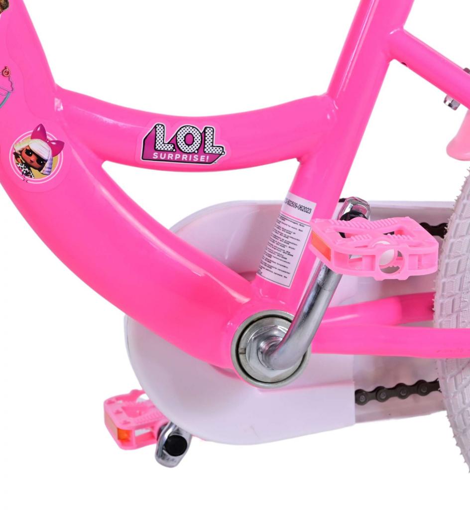 LOL Surprise 16 Zoll Kinderfahrrad Pink - Sicherheit, Komfort und Spaß in einem!