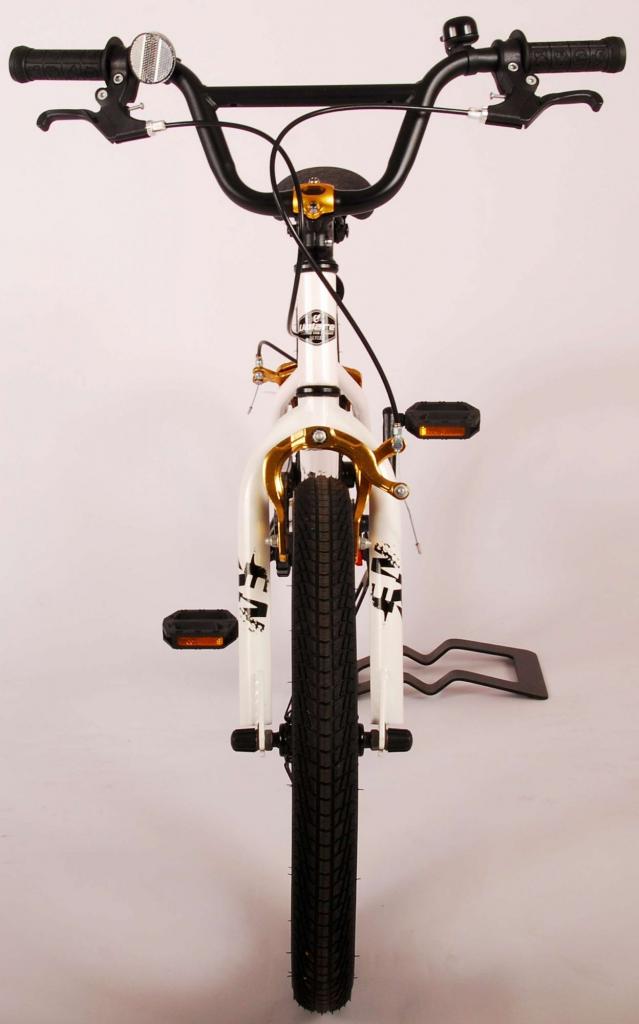 Volare Cool Rider Kinderfahrrad - Jungen - 18 Zoll - Weiß - 95% zusammengebaut - Prime Collection