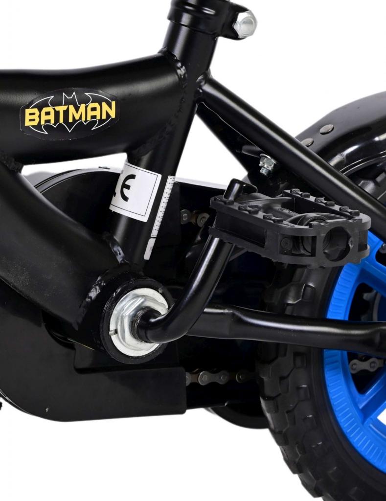Batman 10-Zoll-Kinderfahrrad Schwarz, festes Getriebe - Sicherheit und Spaß beim Fahrradfahren lernen!