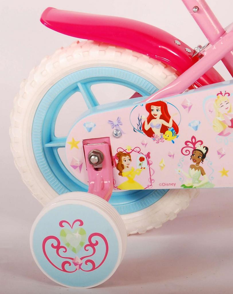 Disney Princess Kinderfahrrad - Mädchen - 10 Zoll - Rosa - Fester Gang