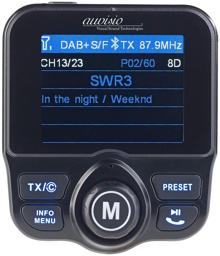 Auvisio FM Transmitter MP3 DAB+ Bluetooth