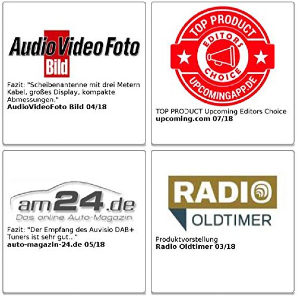 Testergebnisse von Auvisio DAB FM Transmitter