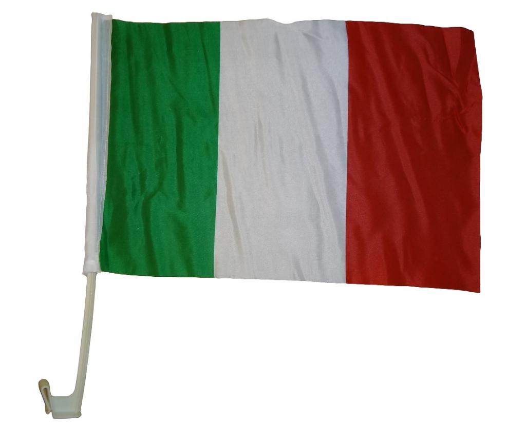 Autoflagge Italien - Autofahne Italien 30 x 40 cm - Günstig