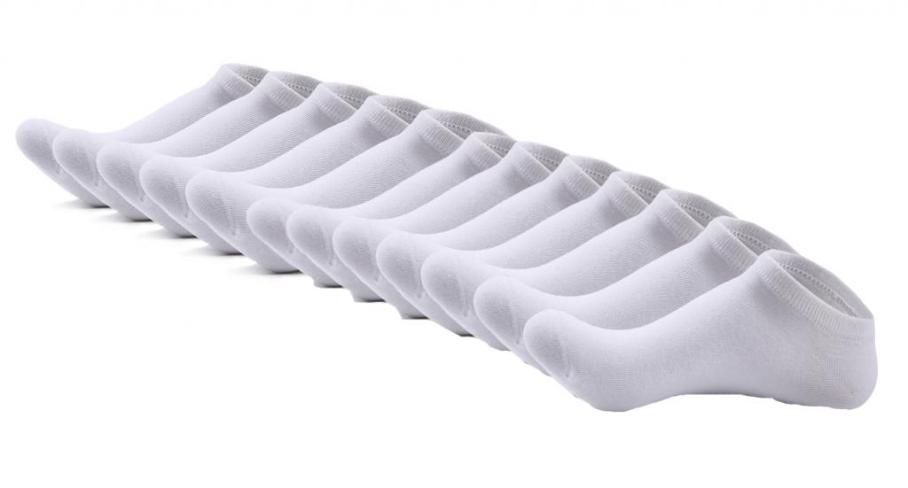 6 Paar weiße Sneaker Socken von Garcia Pescara