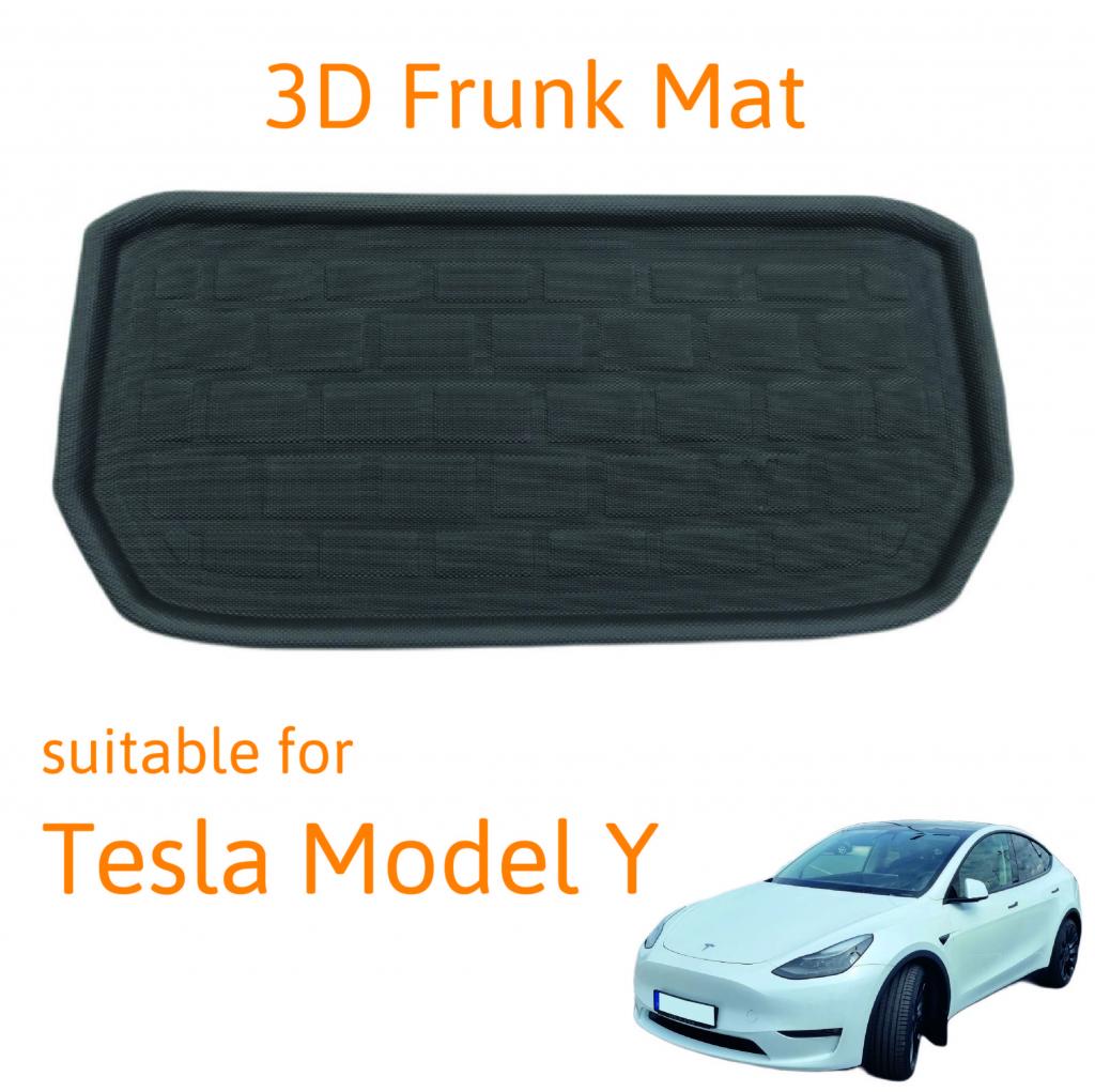 3D Frunk Front Kofferraummatte passend für Tesla Model Y / Performance