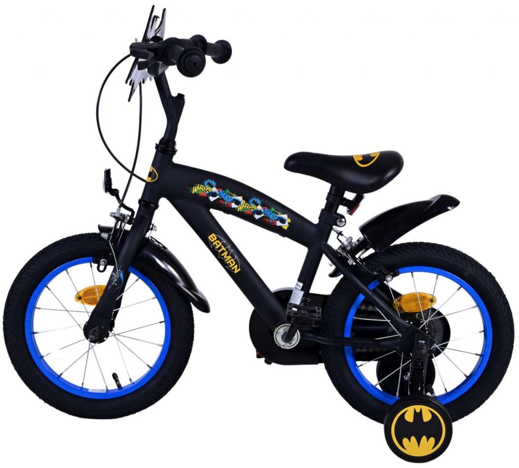 Batman 14-Zoll-Kinderfahrrad schwarz - Sicherheit, Komfort und Spaß für jedes Kind!