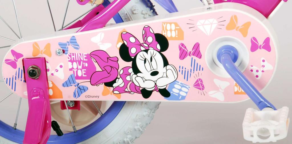 Disney Minnie Cutest Ever! - Kinderfahrrad - Mädchen - 14 Zoll - Rosa - Zwei Handbremsen