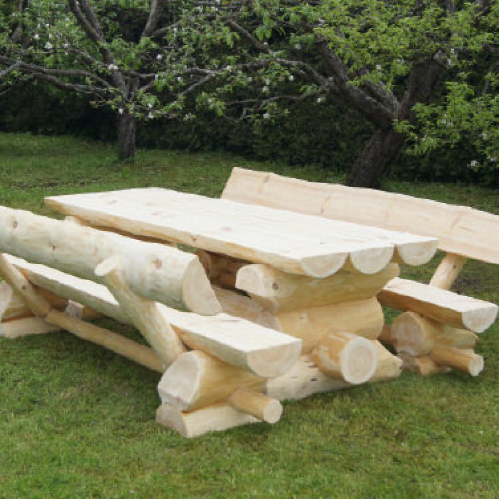 Luxus-Holzgarnitur für 10 Personen